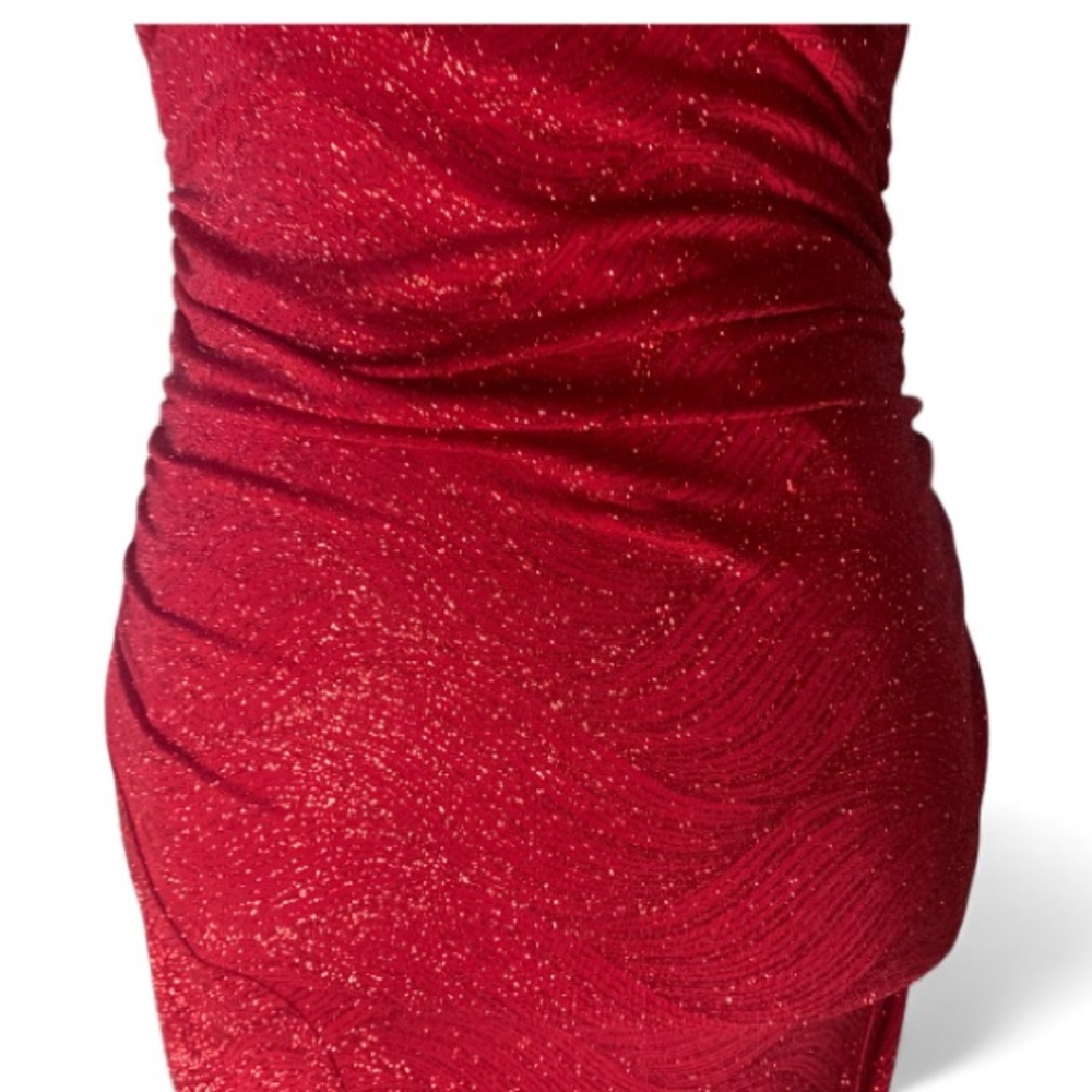 Windsor gown. Size Small 5 Stunning red glitter gown full-length evening dress - Picture 8 of 9